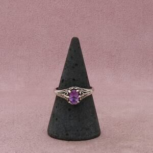 kabana sterling silver vintage amethyst ring size 8